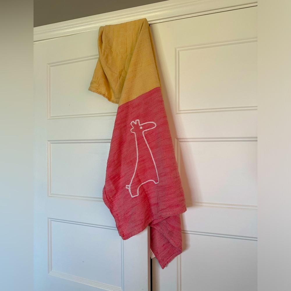 Land of Nod giraffe blanket